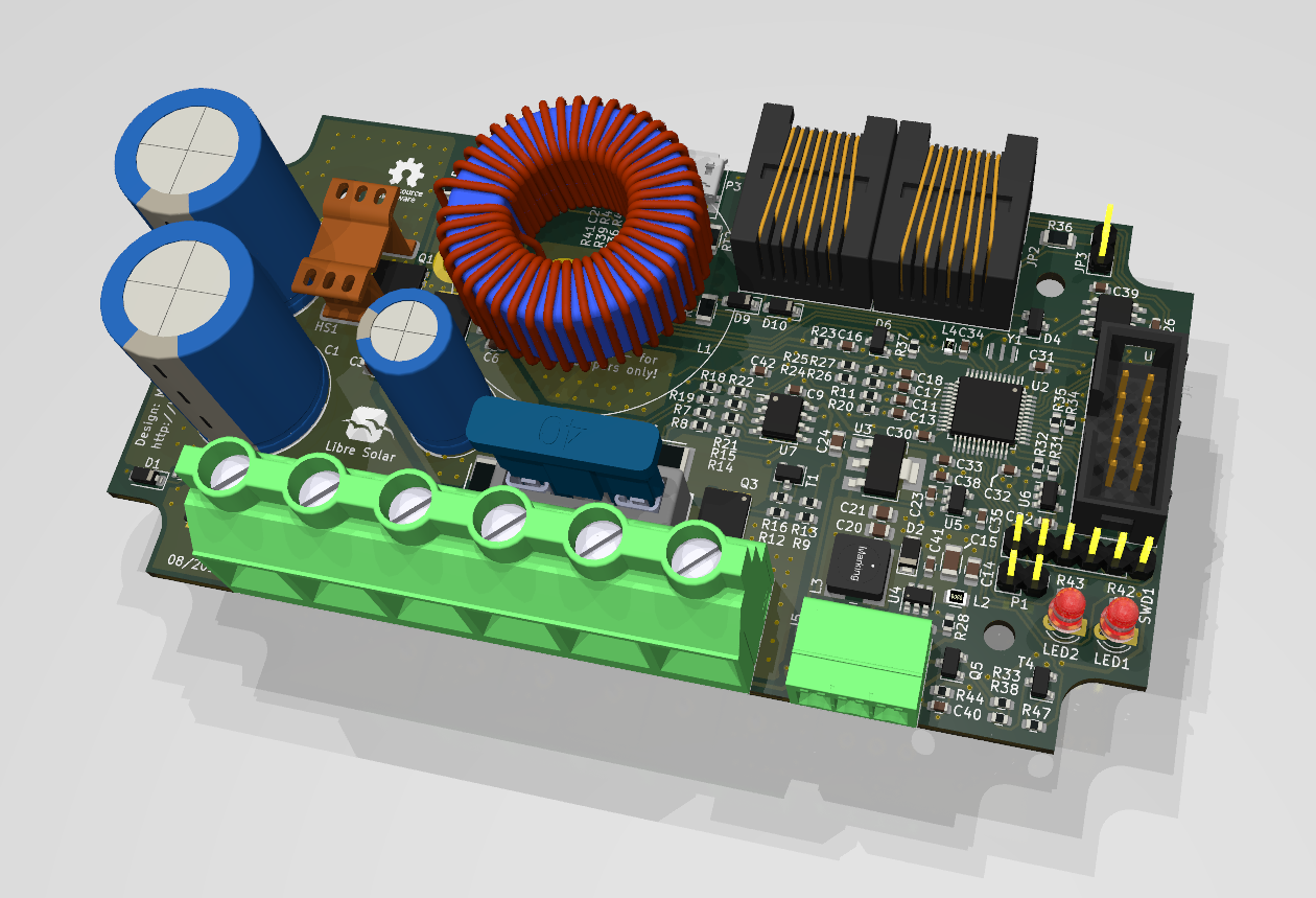 Charge controller PCB